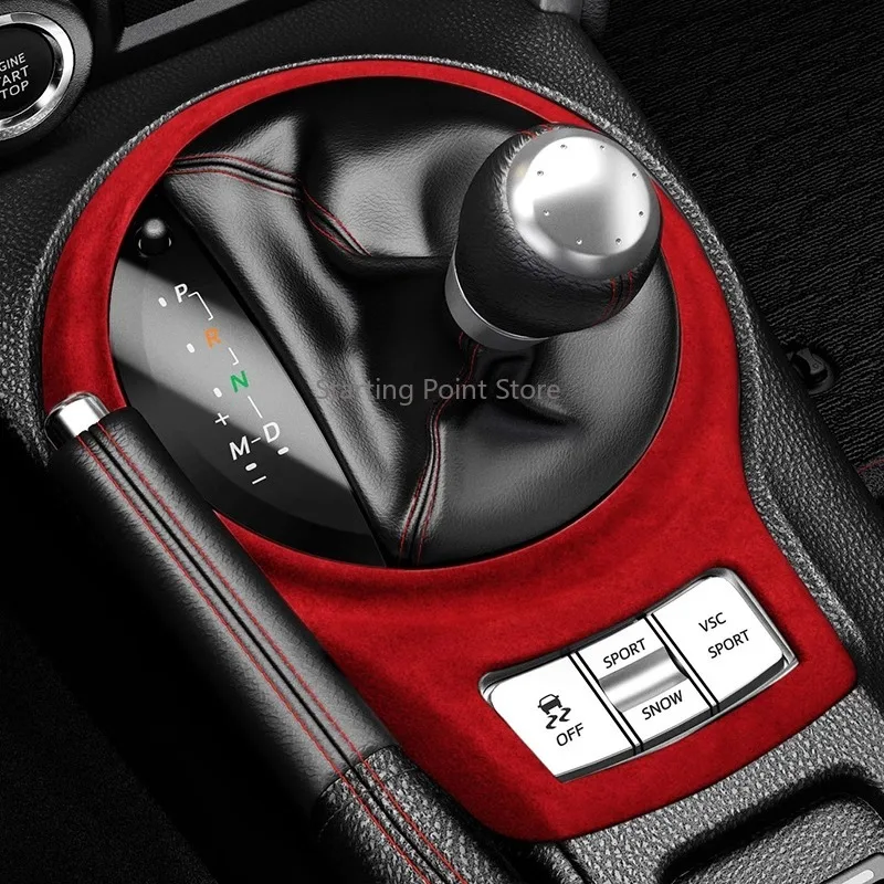 

Suitable for 13-21 Toyota 86 Subaru BRZ interior suede accessories, central control gear shift door panel sticker