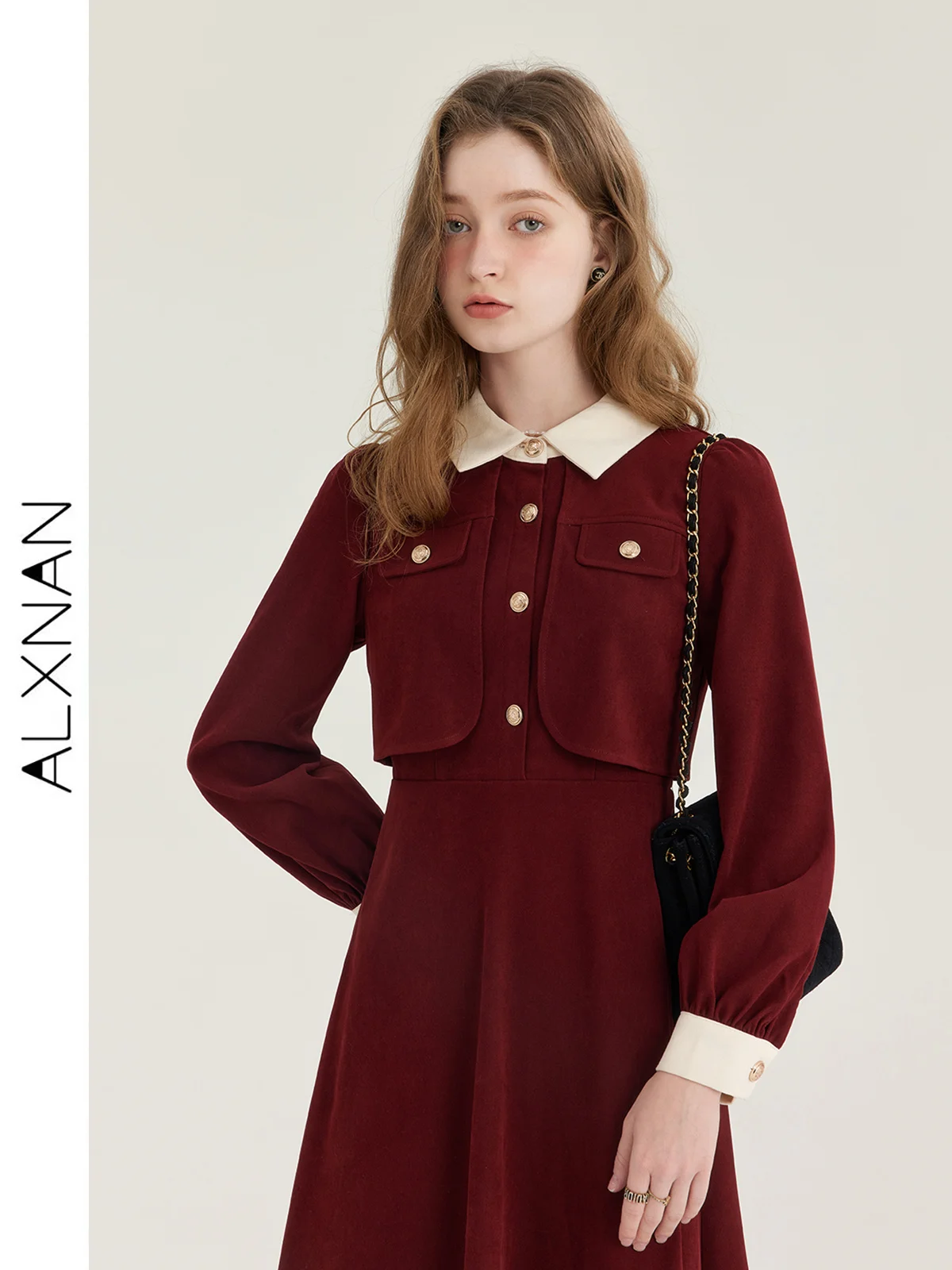 Рисунок 4 - ALXNAN, модное женское платье из двух частей