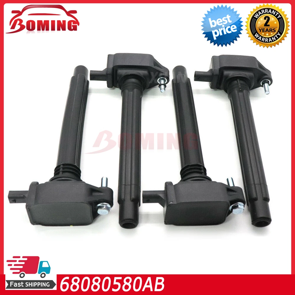 

Катушка зажигания для Chrysler 200 Dodge Дротика Fiat 500X 68080580AB для Jeep Cherokee Renegade Ram ProMaster City 2.4L UF754