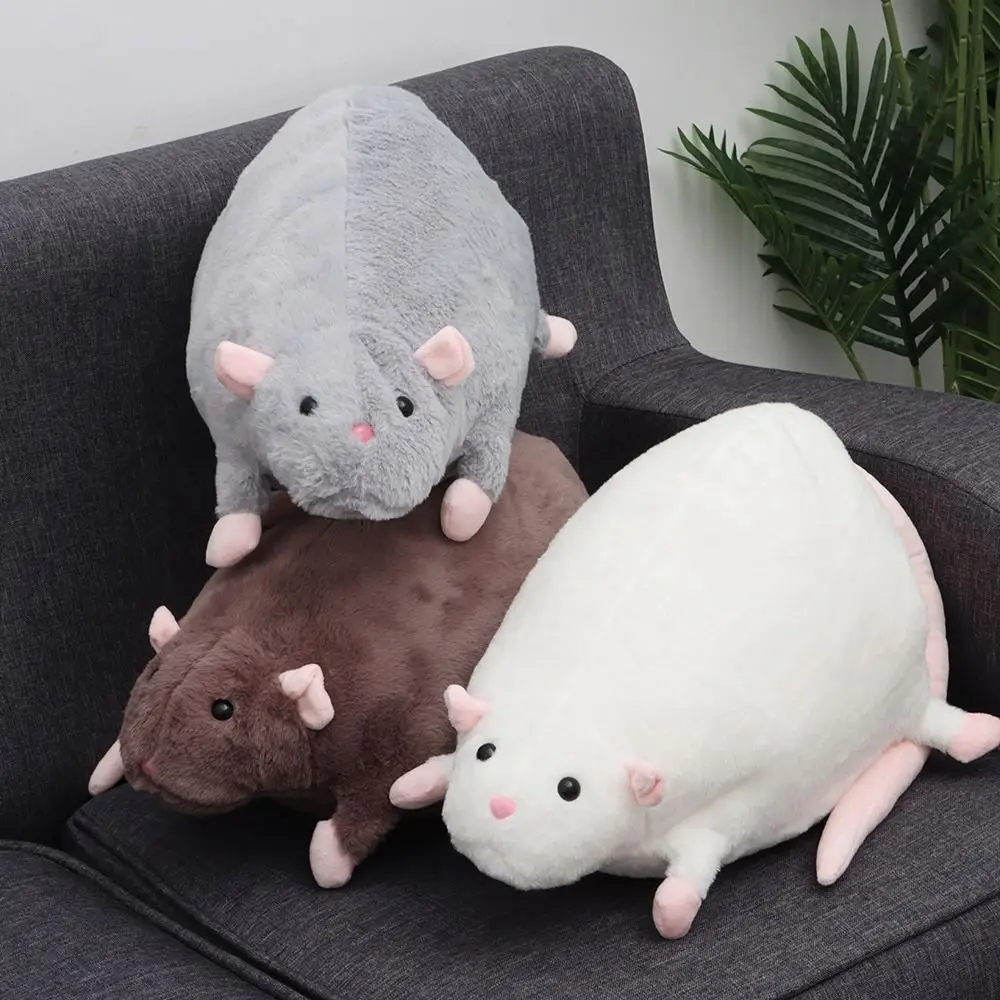 Mouse Doll 30/45/90cm Cartoon Oversized Flower Branch Rat Soft Plush Animal Figure Kids Gift Birthday Toys