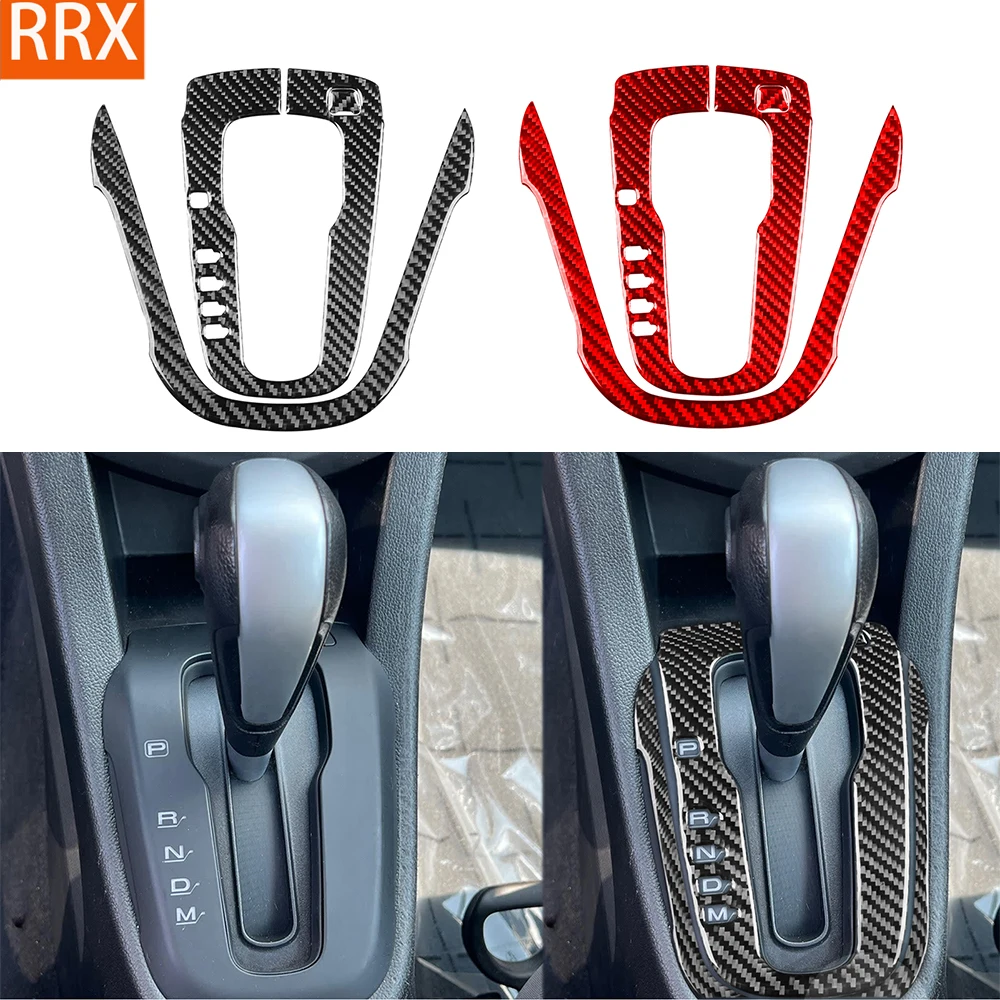 

For Chevrolet Sonic 2012 2013 2014 2015 2016 Gear Shift Gearbox Set Cover Real Carbon Fiber Stickers Car Interior Accessories