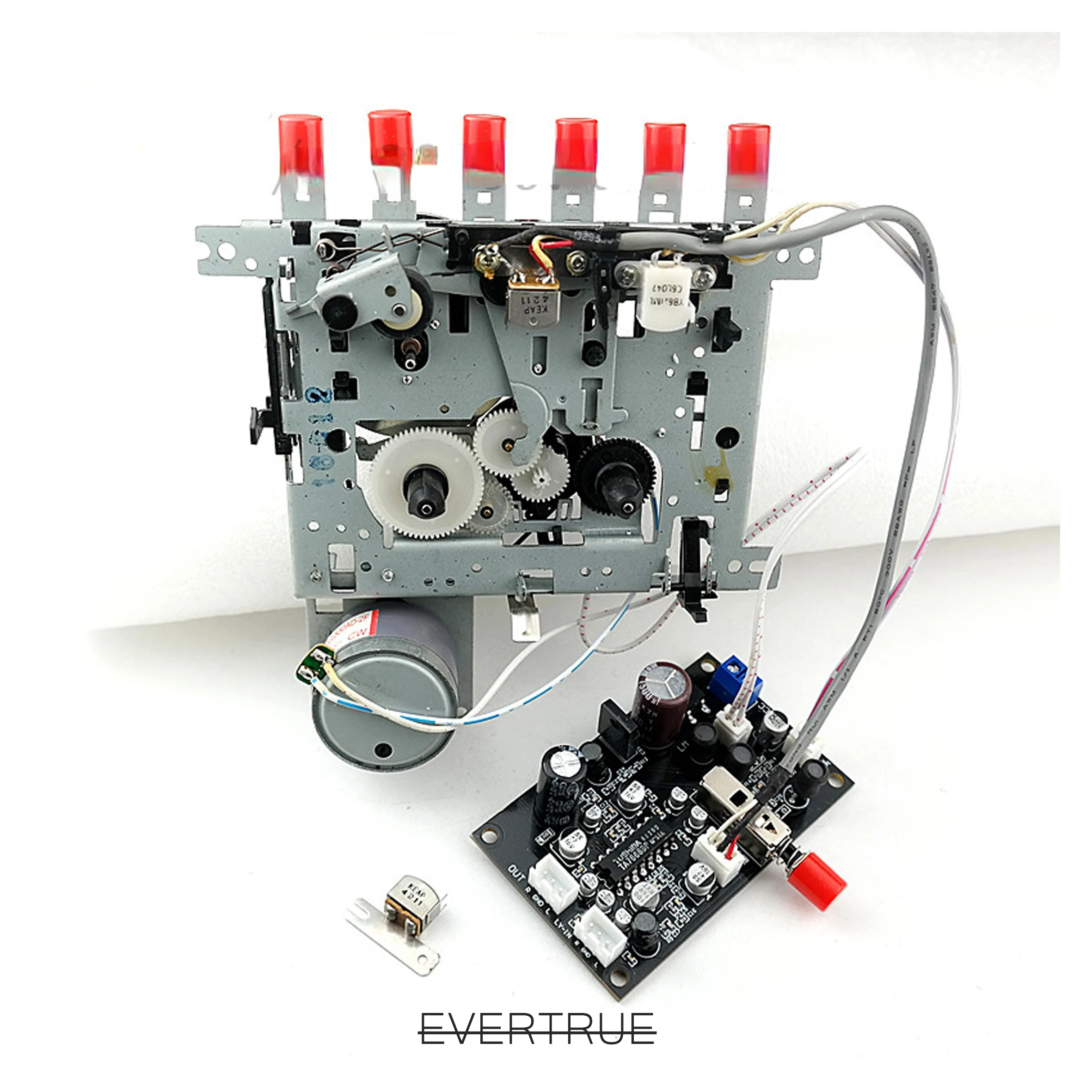 Ta7668 stereo tape recorder head front amplifier board deck desktop