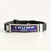 Adjustable Trump 2024 Bracelet Jewelry Epoxy Stainless Steel Silicone Bracelets For Women Men 1