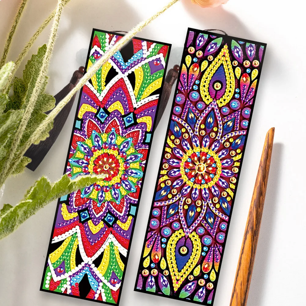 Kit De Pintura Con Diamantes Para Marcar Páginas Con Forma De Flecha, 6