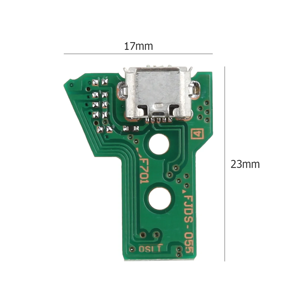 JDS-055 교체 충전 포트 어셈블리 수리 부품, USB 어댑터 충전기 소켓 보드 커넥터 모듈, PS4 컨트롤러용