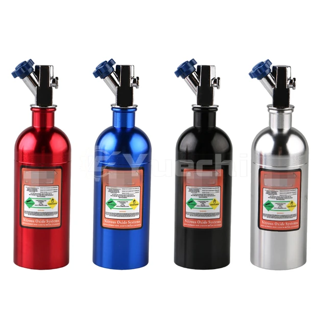 Botella de nitrógeno para coche, recipiente de aislamiento de 500ml, estilo  de carreras modificado, accesorios de decoración interior - AliExpress