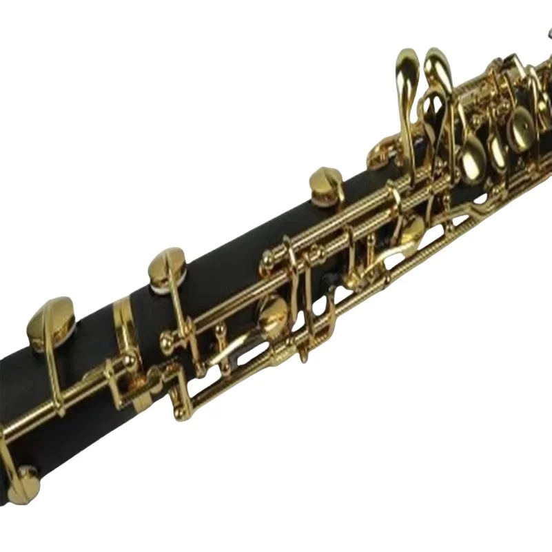 Excellent semiautomatic composite wood concert oboe,gold-plating C key
