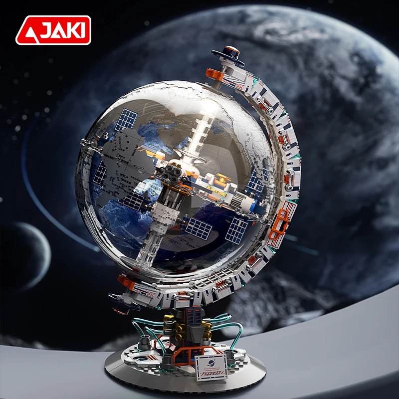 CK003 Space Tide Play series Dawn Dawn Globe collectible grade building blocks assembled adult student educational toys 1