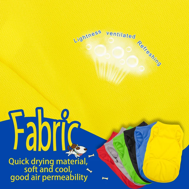 Dog Shirts Pullover Soft Blank Puppy T-Shirt Small Dogs Colorful Solid Pet Summer Clothes 4