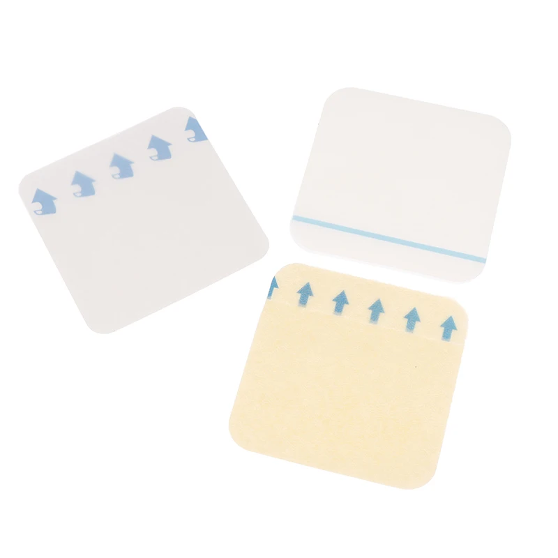 Wound Bandage Medical Wound Dressing 5Pcs Portable Hydrocolloid Adhesive Dressing Wound Self Adhesive Breathable Ultra Thin Waterproof Bedsore Heal Pad Patch