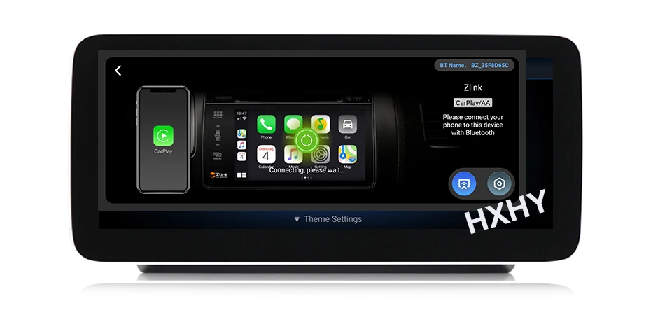 Qualcomm 12.8inch Android 15 8Core 12+256G Car Radio Multimedia BT Auto For Benz