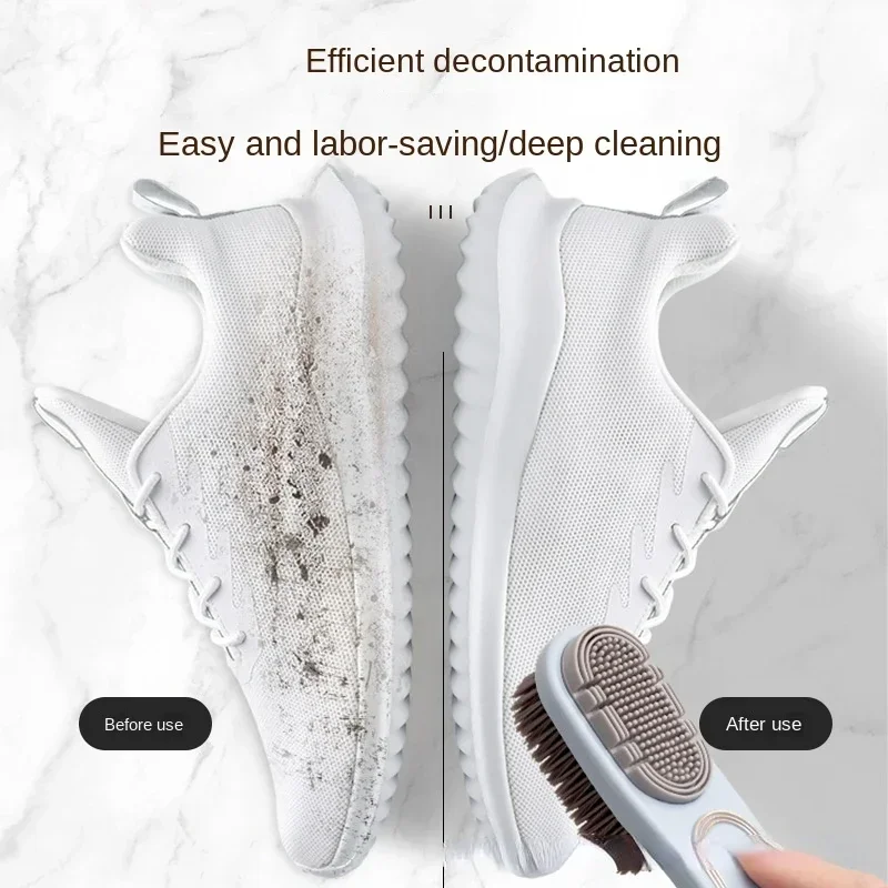 1Pc Rubber Shoe Brush Double-sided Flip Flops Snow Boots Shoe Care Specialized Brush Household Dirt Removal Cleaning Tools Brush 5