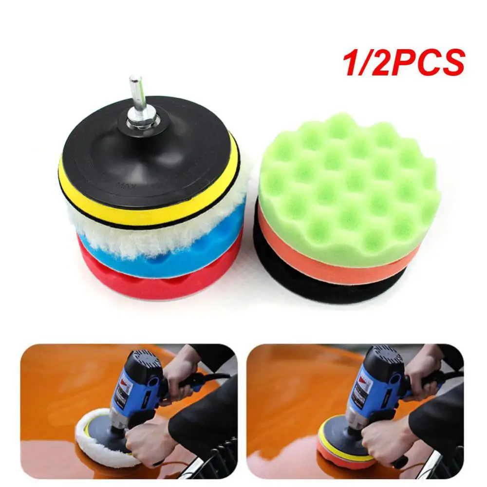 

1/2PCS Drill Brush Attachment Set Power Scrubber Tools Car Polisher Bathroom Cleaning Kit Kitchen Cleaning Brush Accessories