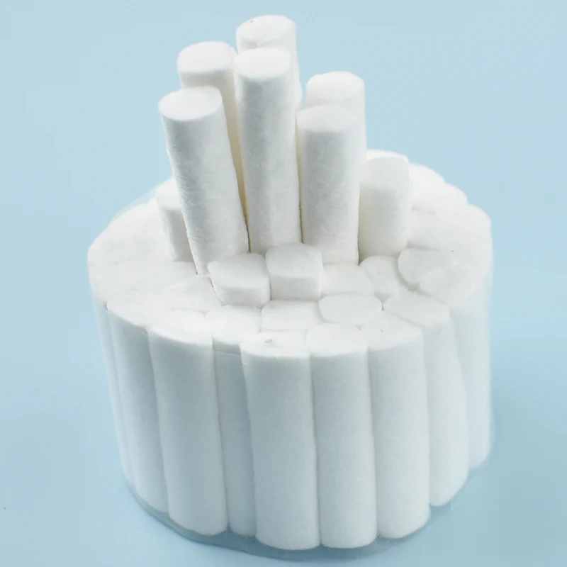 250pcs Dental Medical Surgical Cotton Rolls Tooth Gem Disposable