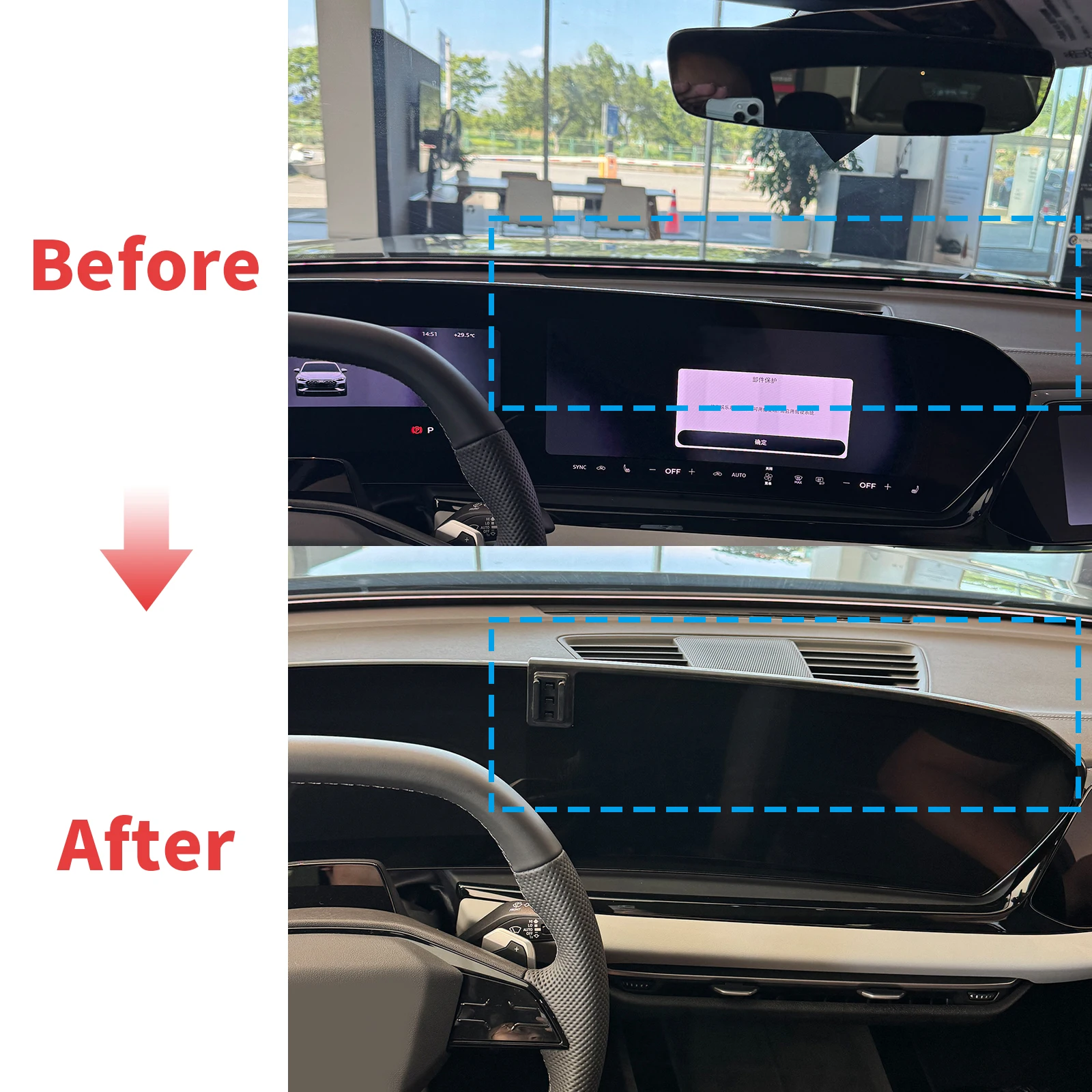 아우디 Q6 SQ6 세단 2025 2026 스포트백 전기 네비게이션 스탠드 자동차 액세서리 GPS 브래킷 용 자동차 휴대 전화 홀더