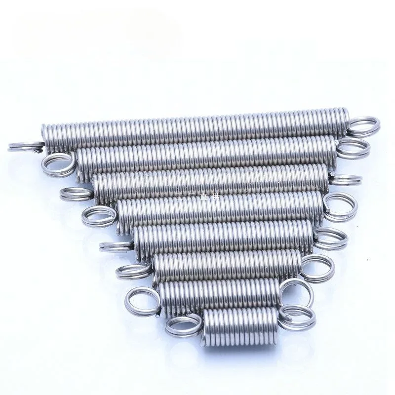 Heavy-Duty Double Coil Tension Spring, 1.5mm Wire Diameter, Customizable, Set of 2