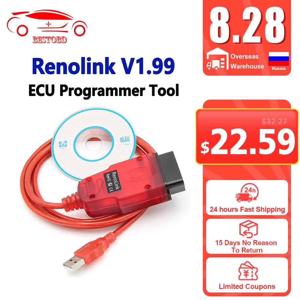 Can clip renault dans lecteurs code et scanners obd pour le diagnostique de véhicule