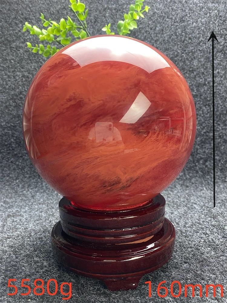 Top Natural Quartz Ball Smelting Stone Ball Hand-Polished Healing Crystal Aura Meditation Divination Home Decoration Festiv - Image 2