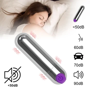 IKOKY Powerful 10 Speed Bullet Vibrator Sex Toys for Woman Strong Vibration G-spot Massager Mini Vibrators for Women USB Charge 5