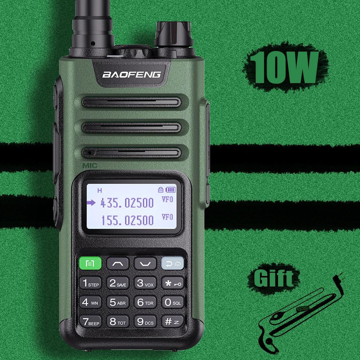 Bao Feng Walkie Talkie Long Range Amateur Radio Two Way Radios Uv13pro Protable Radio Powerful