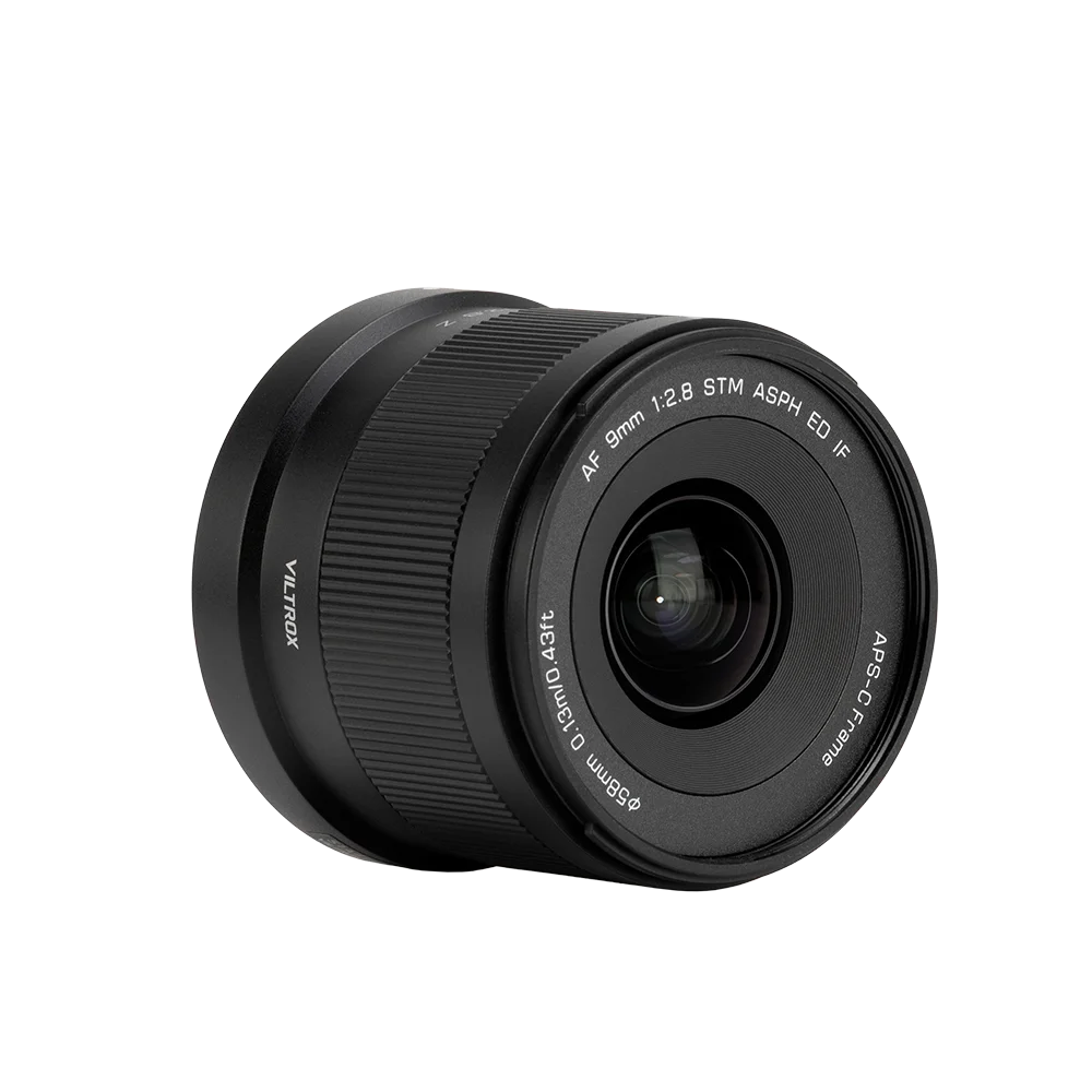 빌트록스 AF 9mm F2.8 에어 카메라 렌즈 APS-C 자동 초점 대구경 프라임 렌즈 (후지필름 X /  E / 니콘 Z 마운트 카메라용)