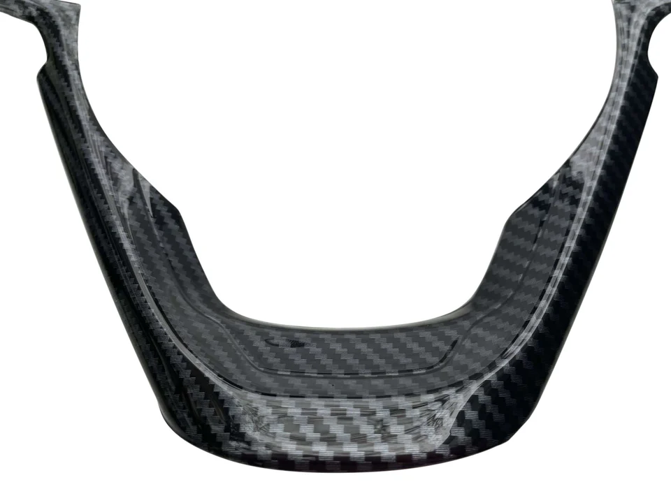 Coprivolante In Fibra Di Carbonio 5D Per Jeep Grand Cherokee 2014-2019 - Decorazione Interni Auto Adesiva - 2