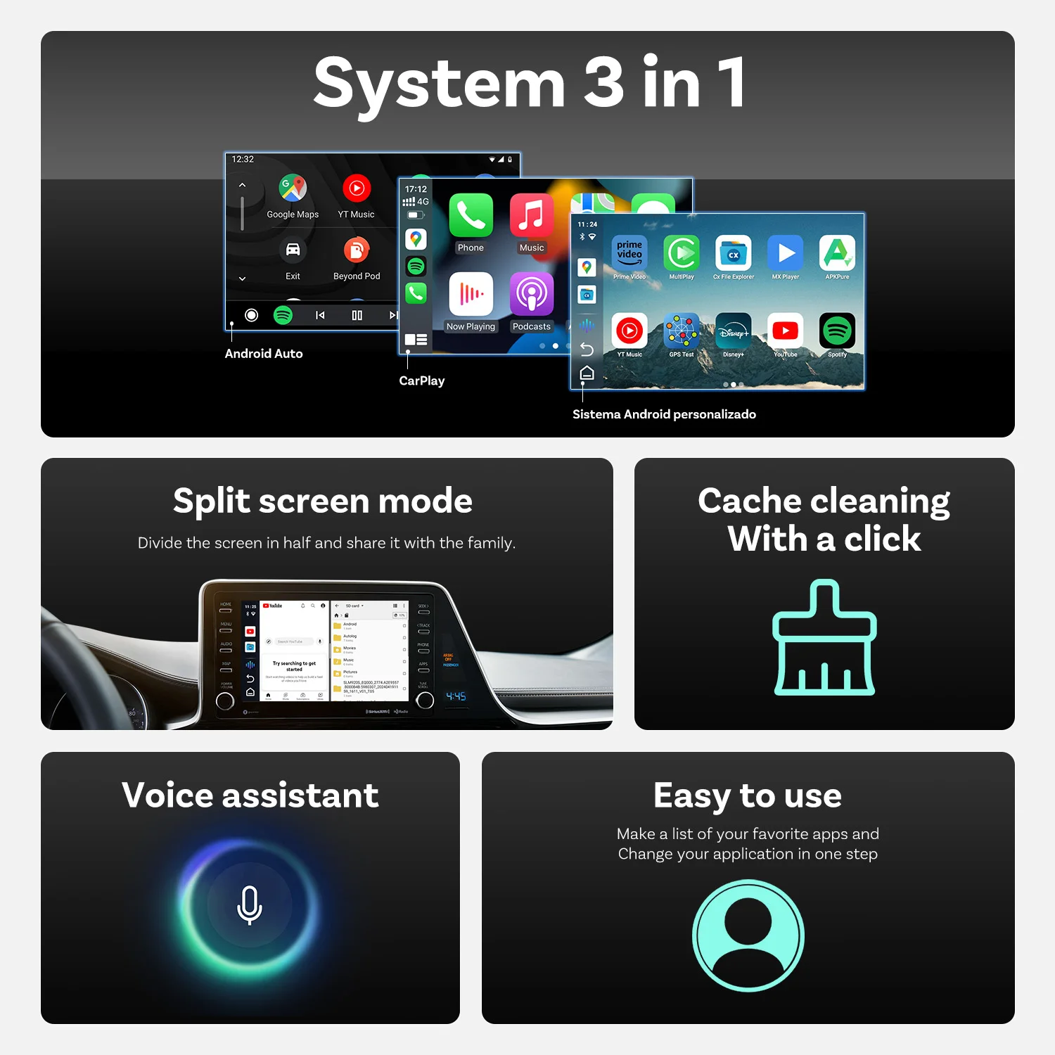 OTTOCAST P3 SE Express CarPlay AI Box Wireless Android Auto