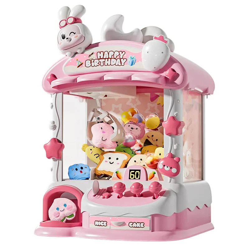 Household Claw Machine Children's Small Electric Clamping Toy Egg Twisting Machine Boys Girl Interactive Toys Birthday Present 5