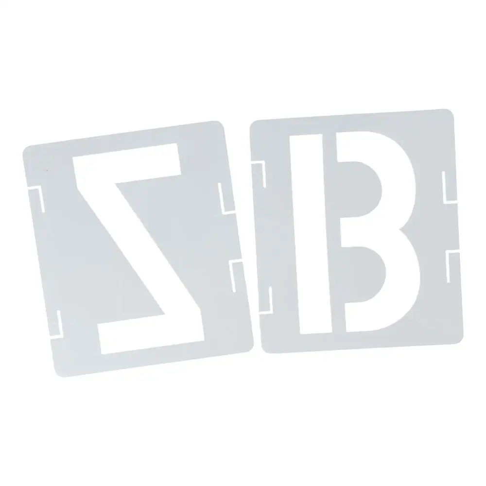 벽용 2/3/4/5인치 글자 스텐실 숫자 대형 알파벳 드로잉 템플릿 알파벳 스텐실 페인팅 DIY 공예용