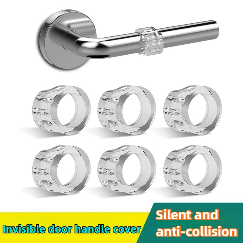 Door Stopper Punch-free Anti-collision Ring Door Handle Buffer Wall Anti-Collision Protected Pad Silencer Crash Pad Silicone door stopper silicone door stopper door stopper bumpers