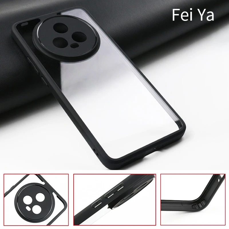 Custodia Per Telefono Antiurto Aziendale Altamente Trasparente Di Moda Semplice Per Honor 90 80 Pro X50 X50I Magic V2 Magic5 Magic5Pro Cover