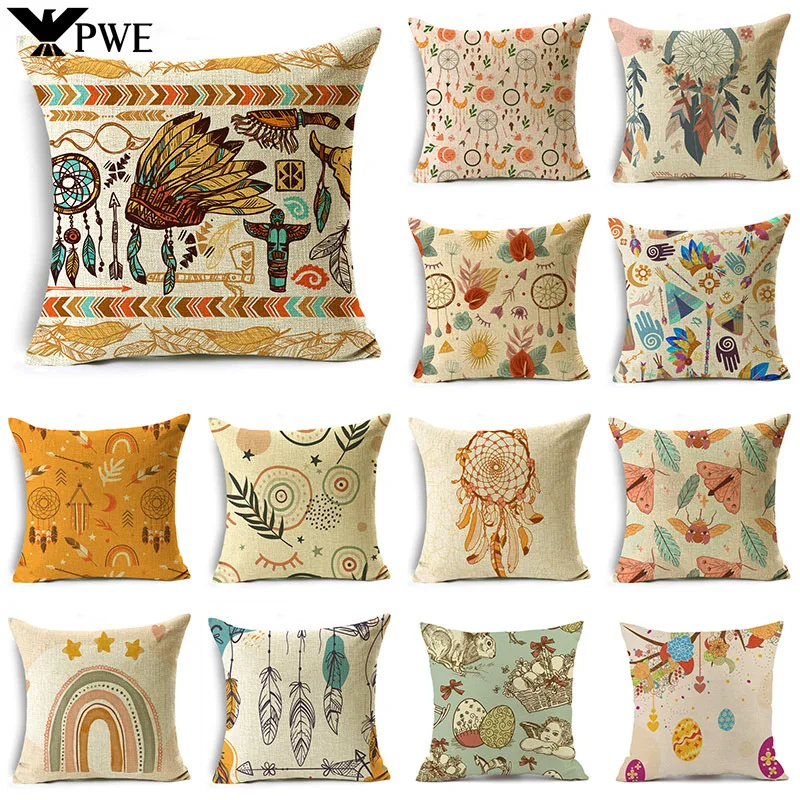 

Various Classic Printed Pillowcases Bedroom Living Room Sofa Decoration 40*40cm/45*45cm/50*50cm Cushion Cover