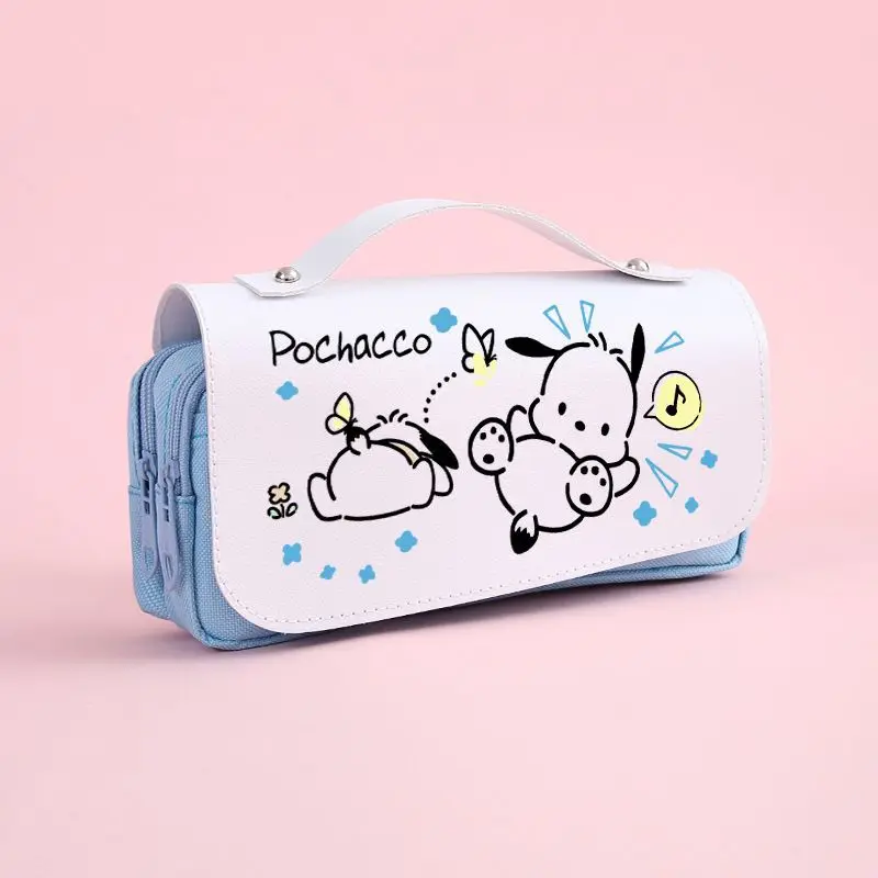 

Большой Вместительный карандаш из ПУ кожи Sanrio, милый школьный фотоальбом для студентов, чехол для ручек, ручка, канцелярские принадлежности, оптовая продажа