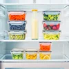 10PCS Food Storage Set - Airtight Snap Lid Containers for Meal Prep, Kitchen and Pantry Microwave safe Lunch Box BPA-Free 5