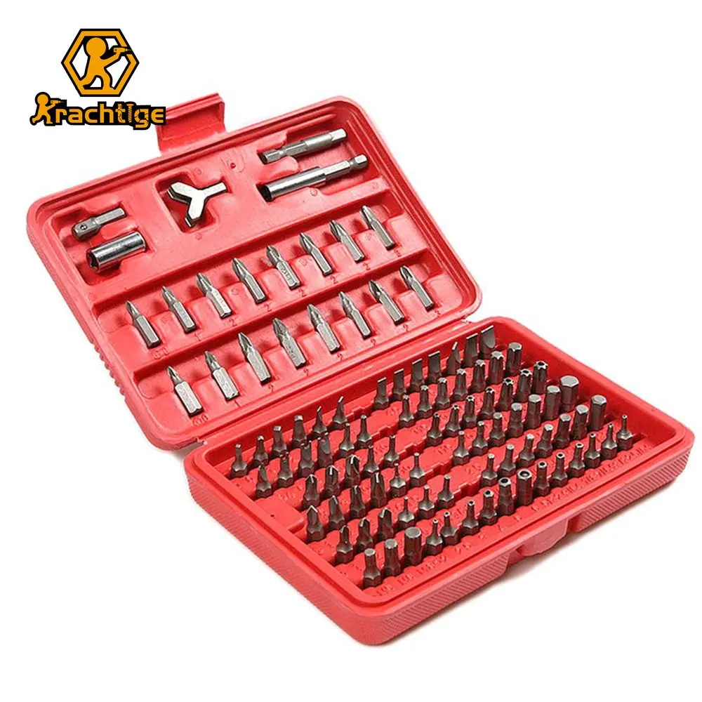 Krachtige 100Pcs Precision Screw Driver Kit Bits Screwdriver