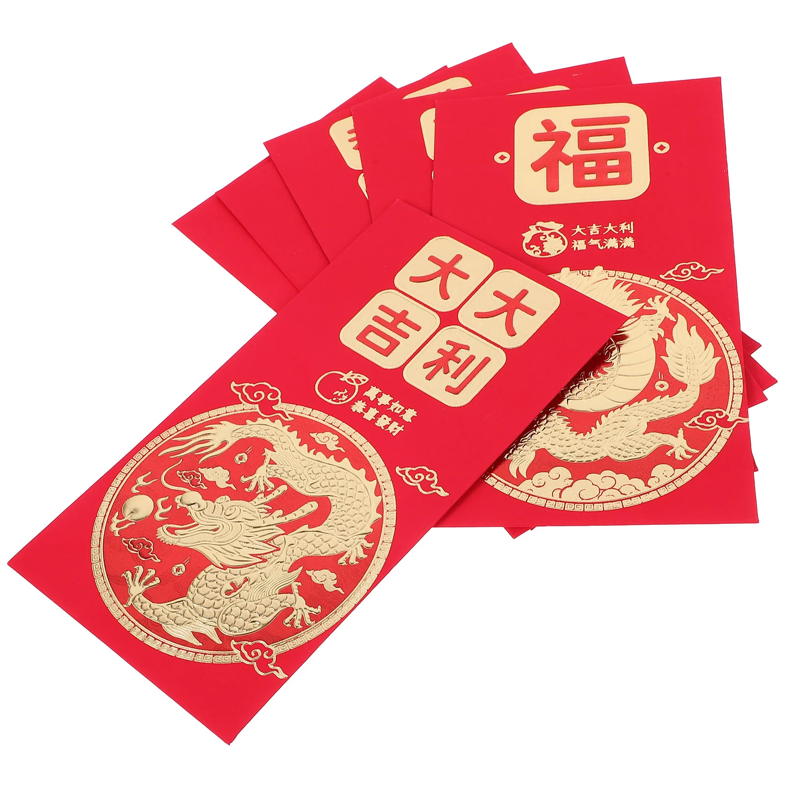 

Red Envelopes The Year Of Dragon Red Packets Luck Money Envelopes New Year Red Envelopes Spring Festival Birthday Gifts