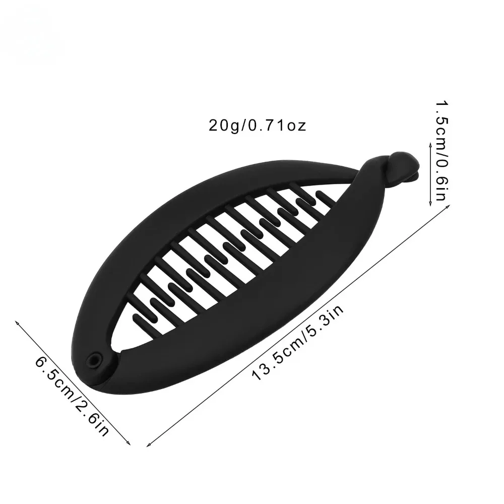 서리로 덥은 포니 테일 머리핀 바나나 헤어 클립 여자 여자 물고기 모양의 헤어 그립 트위스트 클램프 자용 머리 장식 한국 헤어 액세서리