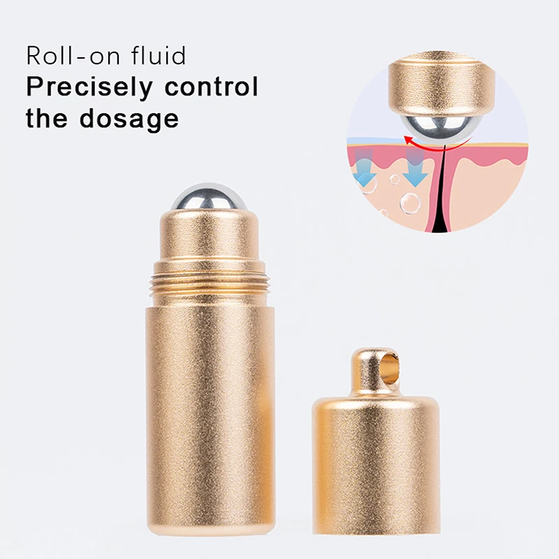 

Roll-on Guide Comb Medicine Scalp Applicator For Hair Growth Mini Portable Essential Oil Bottle Hair Roots Massage Comb