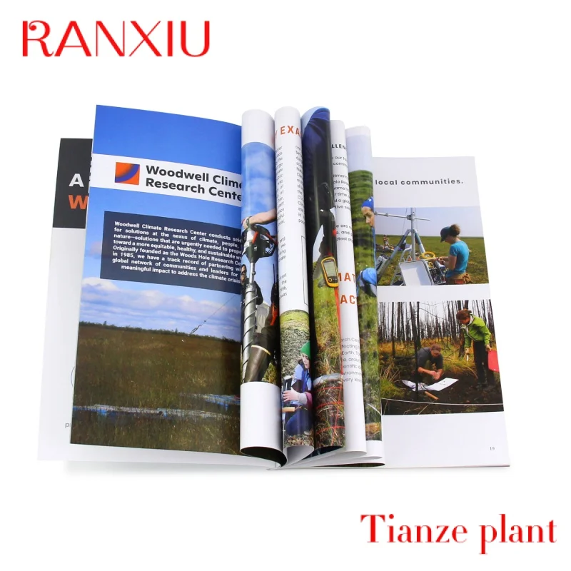 Custom Direct Factory OEM Printing Service Custom Magazines Brochure Catalog Booklet Flyers Printing