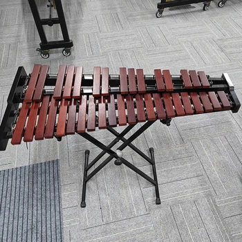 Professional Rosewood Xylophone Chinese Traditional Musical Instruments Adult Beginners Wooden Xylophone Percussion with Stand