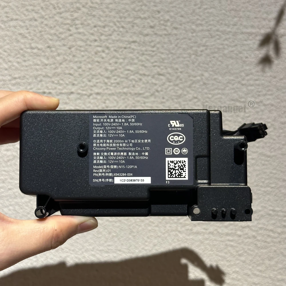 Substituição da Fonte de Alimentação Interna para Xbox One s Slim Console ac Adapter Charger Cord Tijolo N15120p1a Adaptor Novo