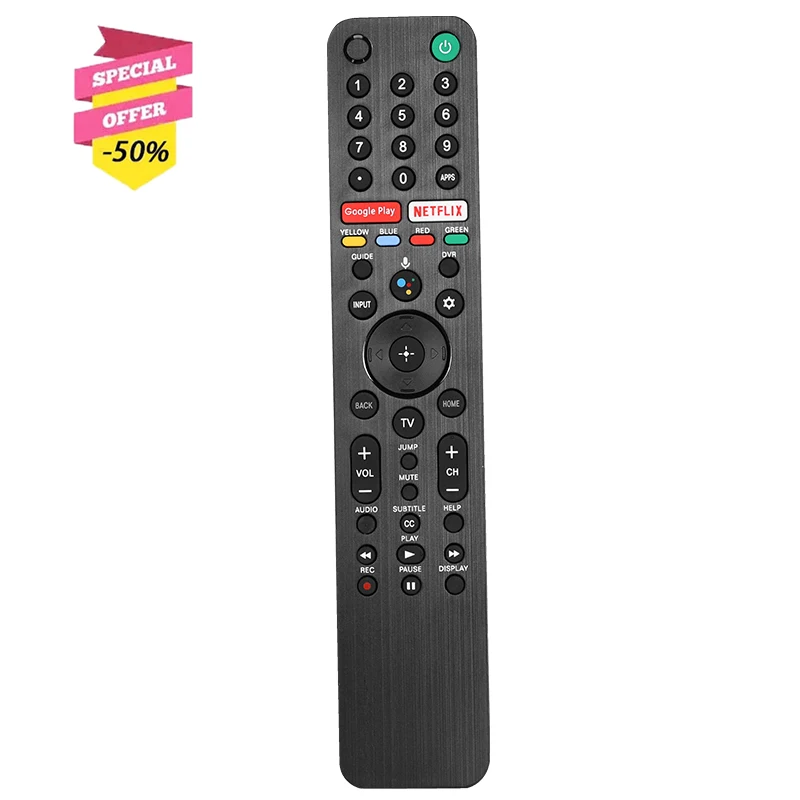 Rmf-Tx500U Telecomando Vocale Per Sony Smart Tv Xbr-85Z9G Xbr-98Z9G Xbr-48A9S Xbr-55A8H Xbr-65A8H Xbr-55A9G Xbr-65A9G