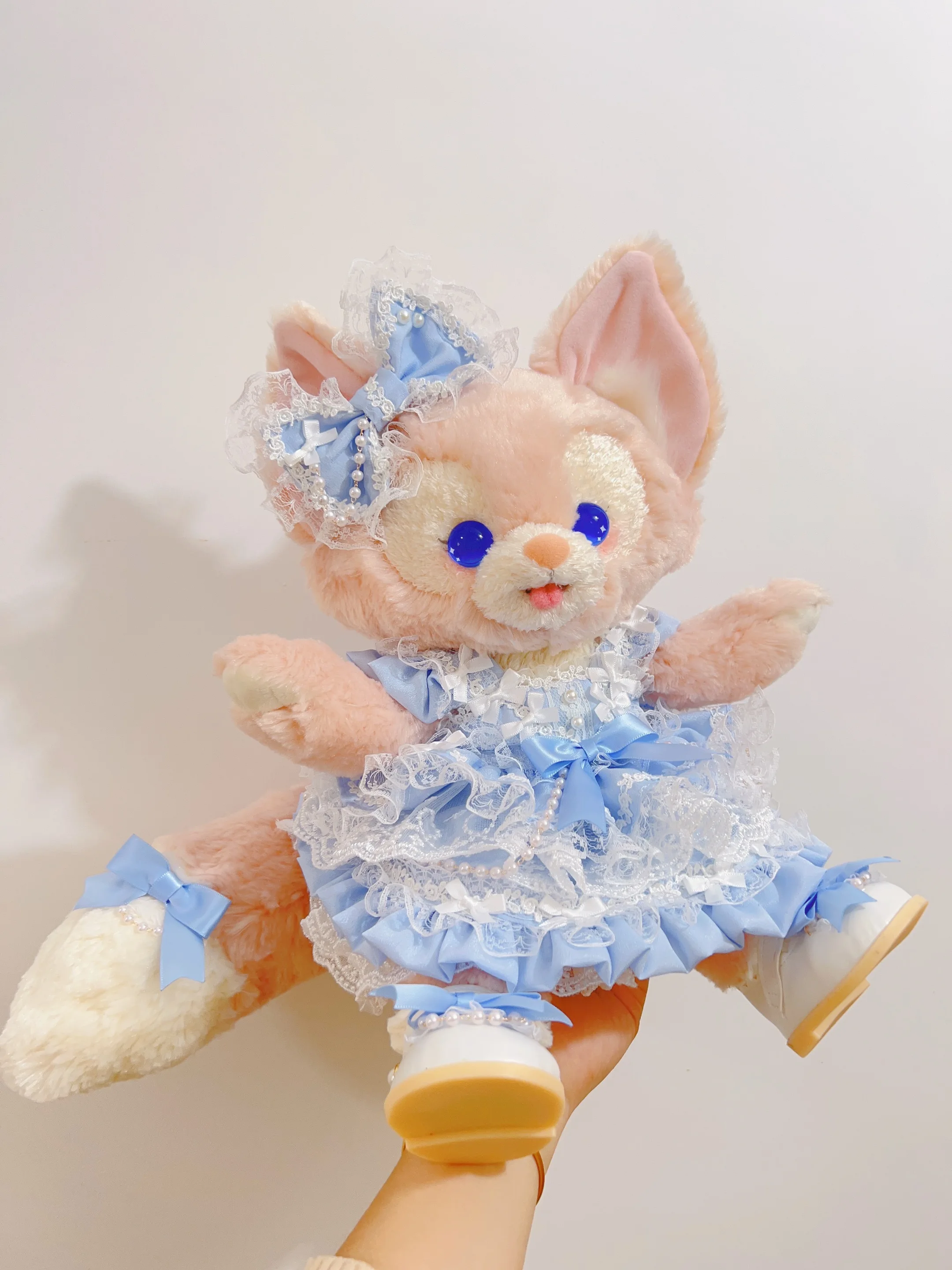 Duffy's Friend 13 Inch S LinaBell and StellaLou Plush Doll Clothes Blue Pearl Princess Dress Court Style Wedding Dress