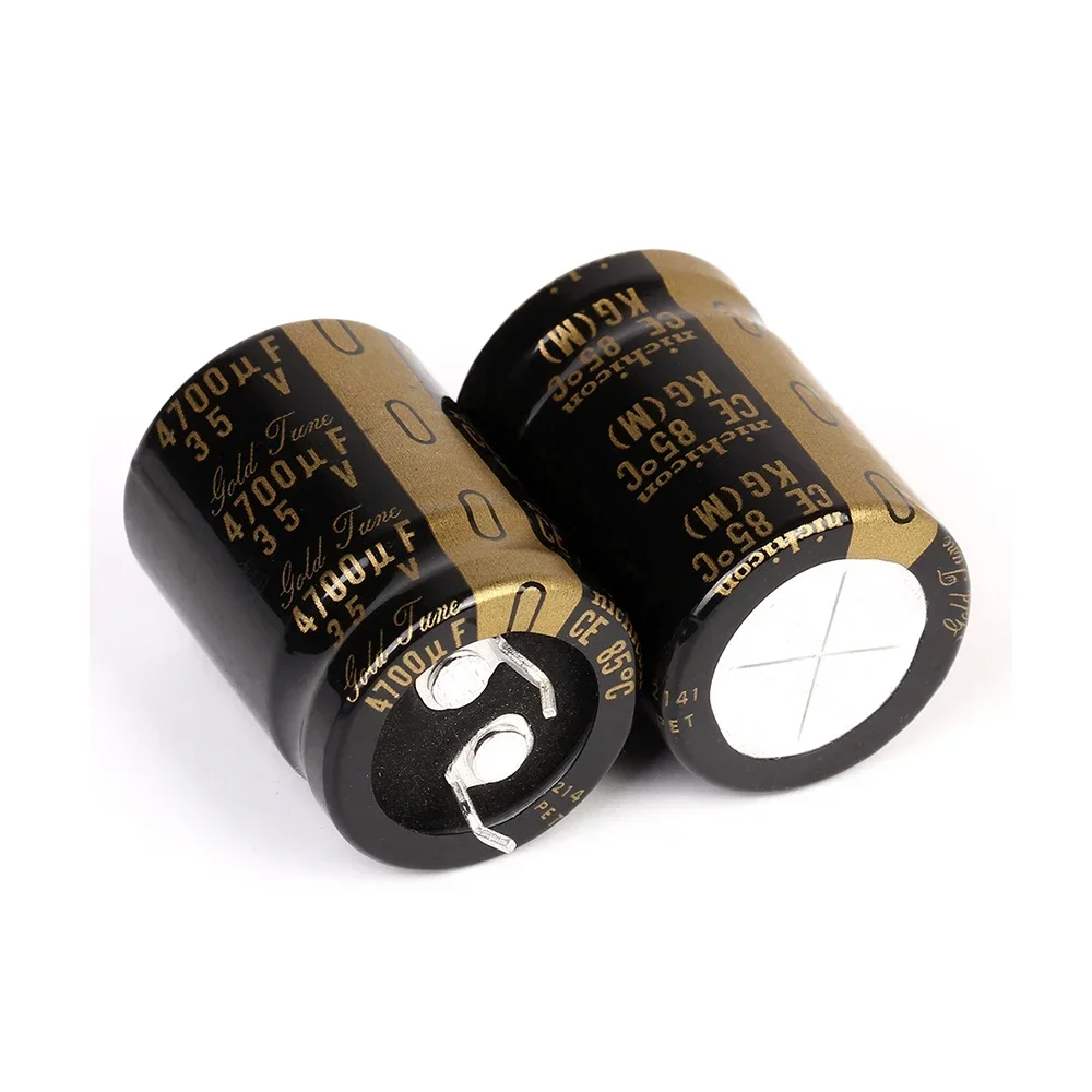 2x ELKO A SCATTO 4700uF 35V 105°25x25mm RM10mm NICHICON #716125 - Foto 7