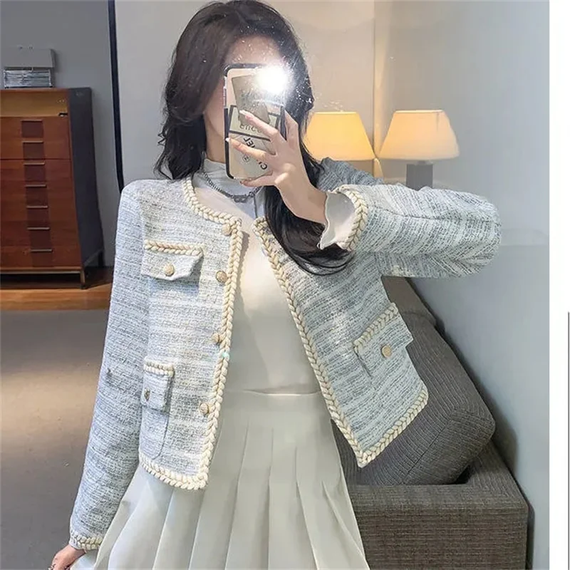 Fall/winter 2023 New Korean Loose Temperament Short Coat
