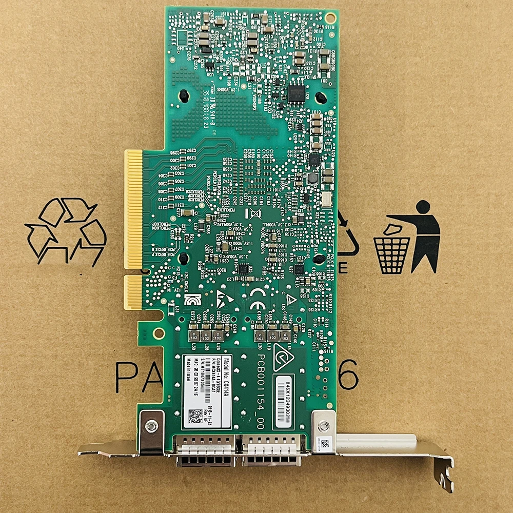MCX414A-BCAT For Mellanox CX414A ConnectX-4 40/56GbE PCI-Ex8 Dual