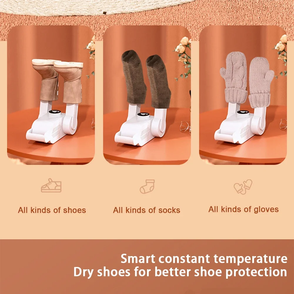 Shoe Dryer Heater Portable Smart Electric Shoe Drying Deodorizer