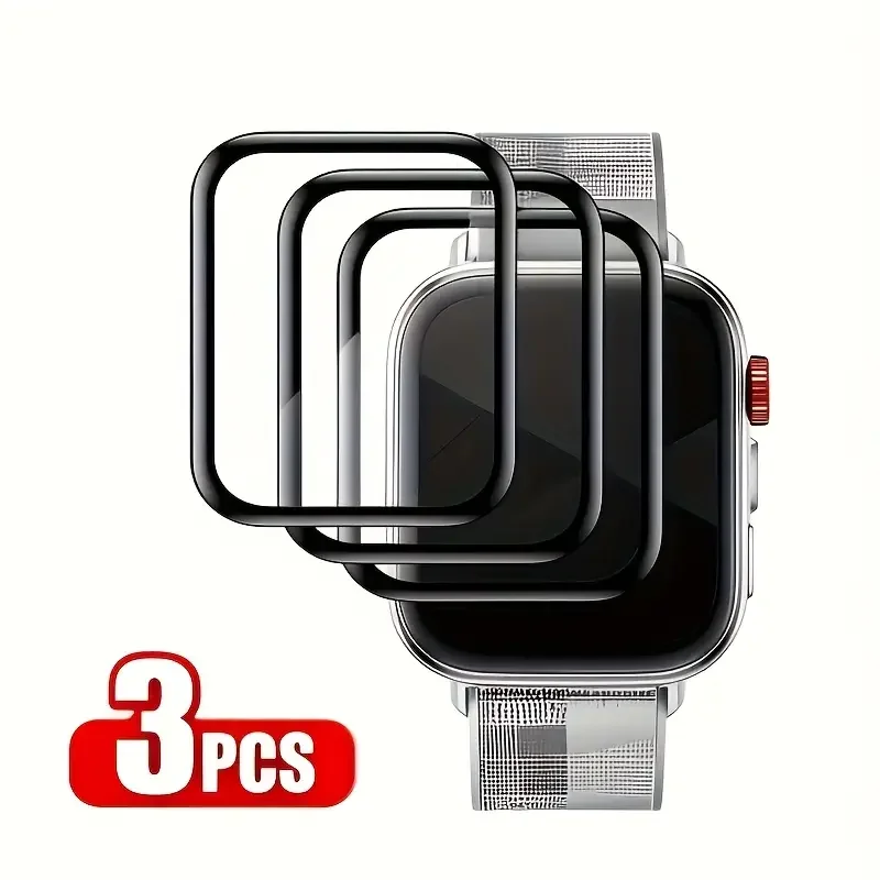 화웨이 워치 핏3 핏4 스마트워치용 9D 곡면 필름 15개, 유리가 아닌 전체 커버 스크린 보호필름 (화웨이 워치 핏 3 4Pro 호환)