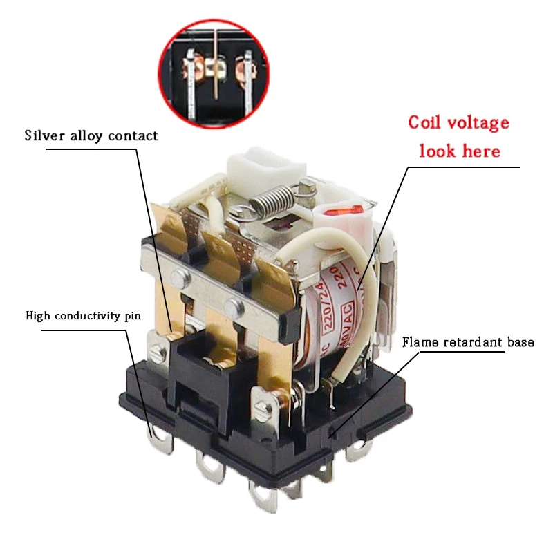 LED, HH63P, LY3, LY3NJ, 220V, 24V, 12V,