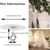 Stainless Steel Ceiling Hooks, Non-Porous Adhesive Hanging Hooks, for Lights, Greenery, Wind Chimes, and Home Decor 5